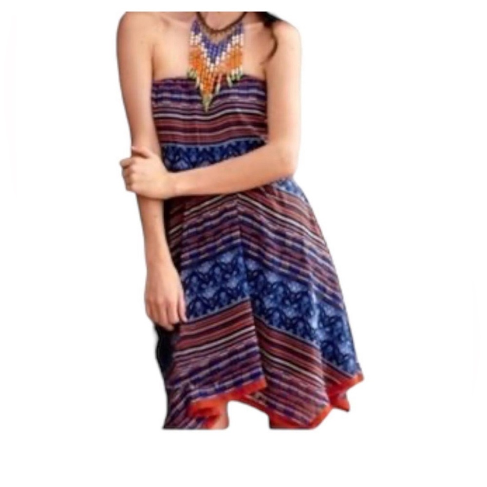Anthropologie strapless dress